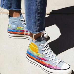Mara Hoffman Embroidered High Tops